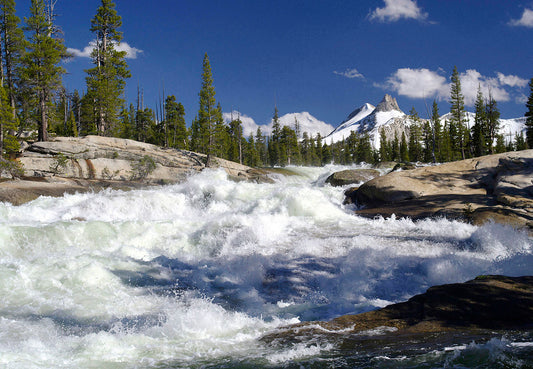 Fine art print of North Fork Tuolumne River near Pothole Dome, Yosemite